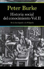 book Historia social del conocimiento II