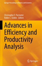 book Advances in Efficiency and Productivity Analysis