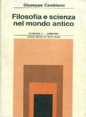 book Filosofia e scienza nel mondo antico