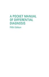 book A Pocket Manual of Differential Diagnosis