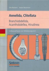 book Annelida, Clitellata: Branchiobdellida, Acanthobdellea, Hirudinea