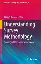 book Understanding Survey Methodology: Sociological Theory and Applications