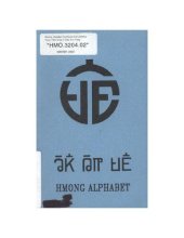 book Hmong alphabet. Pre-primer for learning vowels, consonants, accents