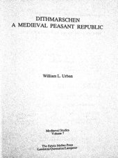 book Dithmarschen : a medieval peasant republic