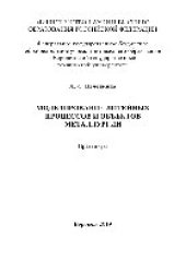 book Моделирование литейных процессов и объектов металлургии. Практикум
