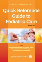 book Quick Reference Guide to Pediatric Care