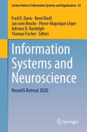 book Information Systems and Neuroscience: NeuroIS Retreat 2020