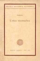 book L'etica nicomachea