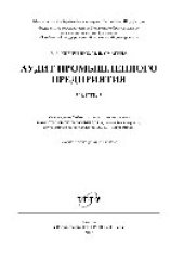 book Аудит промышленного предприятия. Часть 2. Учебное пособие