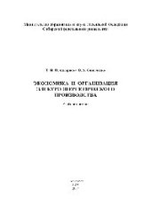 book Экономика и организация электроэнергетического производства. Учебное пособие