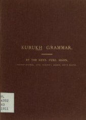 book Kuruḵẖ grammar