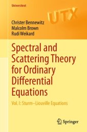 book Spectral and Scattering Theory for Ordinary Differential Equations