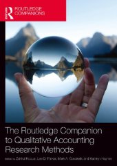 book The Routledge Companion to Qualitative Accounting Research Methods