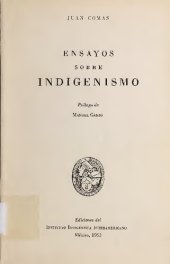 book Ensayos sobre el indigenismo