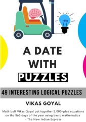 book A Date With Puzzles  49 Interesting Logical Puzzles Vikas Goyal