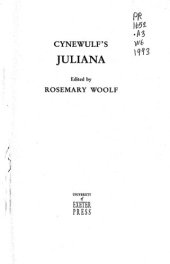 book Cynewulf's Juliana