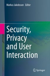 book Security, Privacy and User Interaction