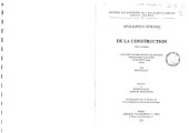 book De la construction: Texte grec accompagné de notes critiques, introduction, traduction, notes exégétiques, index