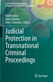 book Judicial Protection in Transnational Criminal Proceedings