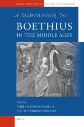 book A Companion to Boethius in the Middle Ages