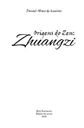 book Origens do Zen: Zhuangzi