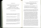 book The Epistemology of Simulation, Computation, and Dynamics in Economics (in The Oxford Handbook of Computational Economics and Finance)