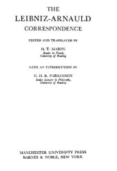 book The Leibniz-Arnauld Correspondence