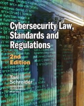 book Cybersecurity Law, Standards And Regulations