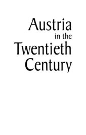 book Austria in the Twentieth Century