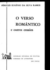 book O verso romântico e outros ensaios