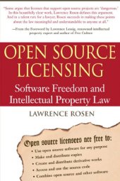 book Open Source Licensing: Software Freedom And Intellectual Property Law