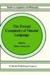 book The Formal Complexity of Natural Language