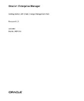 book Oracle Enterprise Manager. Getting Started with Oracle Change Management Pack