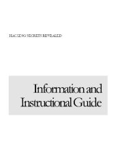 book Hacking secrets revealed. Information and instructional guide