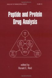 book Peptide and Protein Drug Analysis