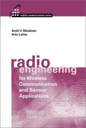 book Radio engineering for wireless communication and sensor applications