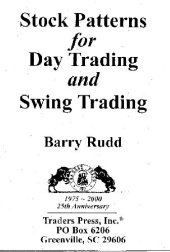 book Stock Patterns for Day Trading and Swing Trading