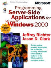 book Programming Server-Side Applications for Microsoft Windows 2000