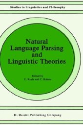 book Natural Language Parsing and Linguistic Theories