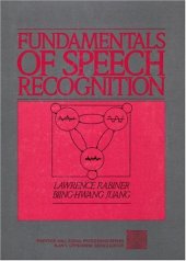 book Fundamentals of Speech Recognition