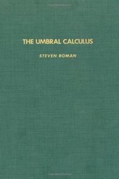 book The Umbral Calculus