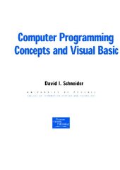 book Computer programming concepts and visual basic