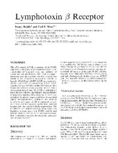 book Lymphotoxin β Receptor