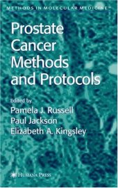 book Prostate Cancer. Methods and Protocols