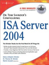 book Dr. Tom Shinder's configuring ISA server 2004