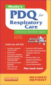 book Mosby’s PDQ for Respiratory Care - Revised Reprint