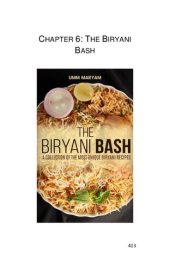 book The Biryani Bash A collection of the most unique biryani recipes