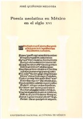 book Poesía neolatina en México en el siglo XVI