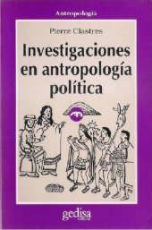 book Investigaciones en Antropología Política