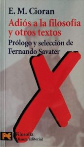 book Adiós a la filosofía y otros textos